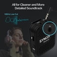 thumbnail image 4 of SYNCO G1(A2) Système de Microphone Sans Fil 2.4G avec 1 Récepteur, 4 of 8
