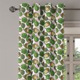 thumbnail image 2 of Ambesonne Artichoke Grommet Curtain, Super Food Organic, 50" x 96", Hunter Green Fern Green, 2 of 6