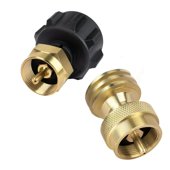 Propane Refill Adapter and 1lb Propane Tank Adapter