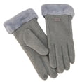 thumbnail image 1 of Guantes cálidos de invierno para mujer, guantes con pantalla táctil, guantes para enviar mensajes de texto a prueba de viento para conducir, senderismo y correr, 1 of 5