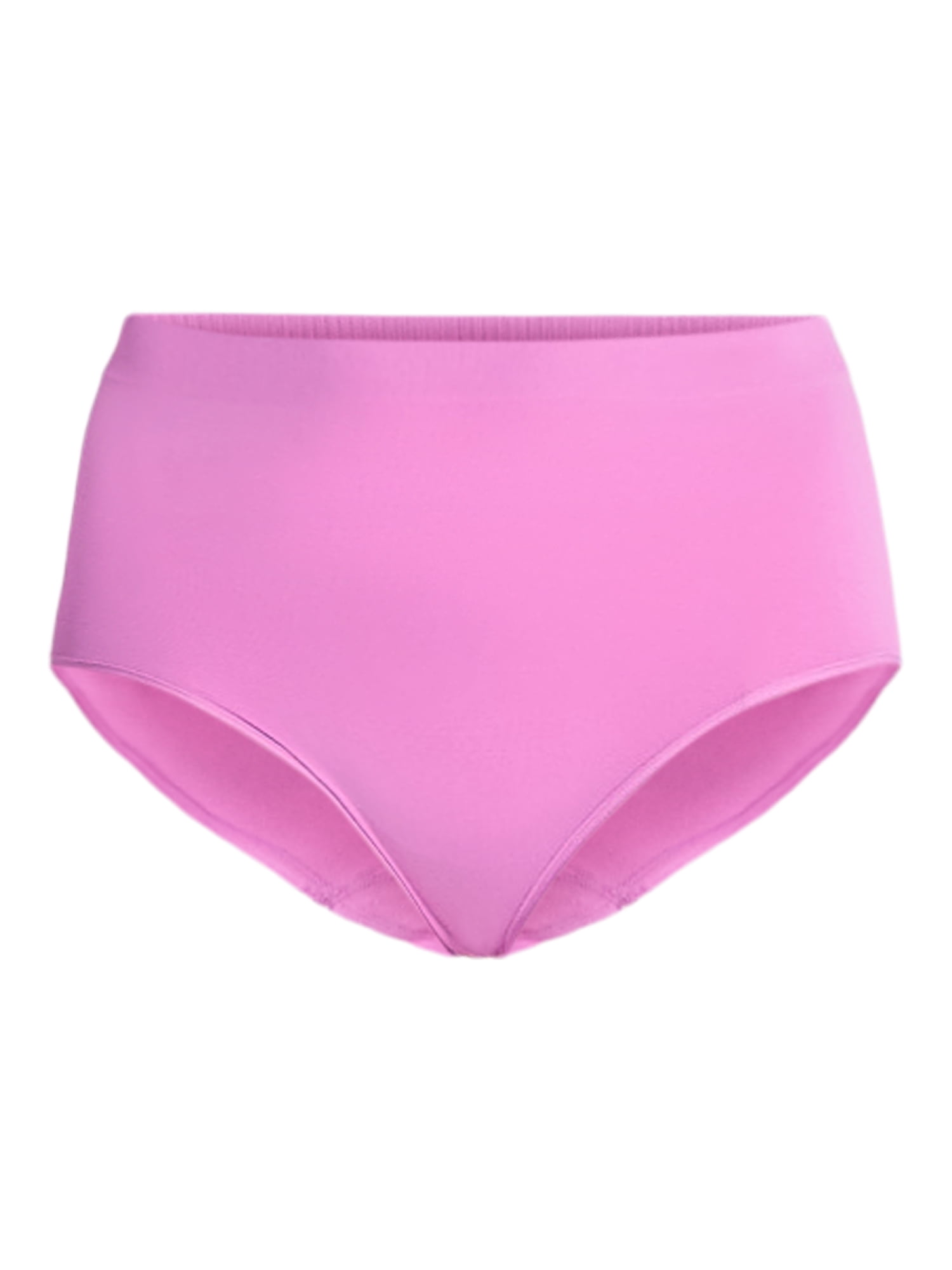 Joyspun Women's Plus Seamless Brief Panties, 3-Pack, Sizes 1X-5X