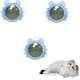 thumbnail image 1 of Bola giratoria de hierba gatera, burbujas de hierba gatera, bolas de hierba gatera, juguetes interactivos para gatos felices, juguete para la dentición de gatos para eliminar bolas de pelo, juguetes c, 1 of 7