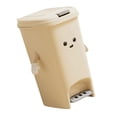 thumbnail image 4 of Creamy Home Trash Bin with Hand and Foot Pedal, Large Capacity for Waste Management Waste Bin, 4 of 9