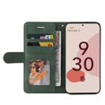 thumbnail image 2 of Wallet Case for Google Pixel 7 Pro with Card Slots Cash Holder Magnetic Clasp Flip Folio Cover, Premium Luxury PU Leather Kickstand Soft Silicone Shockproof Protective Case, Green, 2 of 8