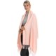 thumbnail image 2 of Bufanda de mezcla de cachemira de lana suave abrigo Pashmina acrílico y chal para mujer-melocotón, 2 of 5