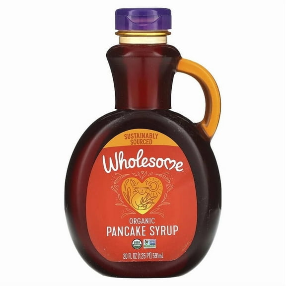 Wholesome Sweeteners Organic Pancake Syrup Original -- 20 fl oz Pack of 3