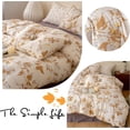 thumbnail image 3 of Funda Nórdica de Punto de Algodón Twin Juegos de Ropa de Cama Boho - Shabby Chic Boho Leaves Duvet, 3 of 7
