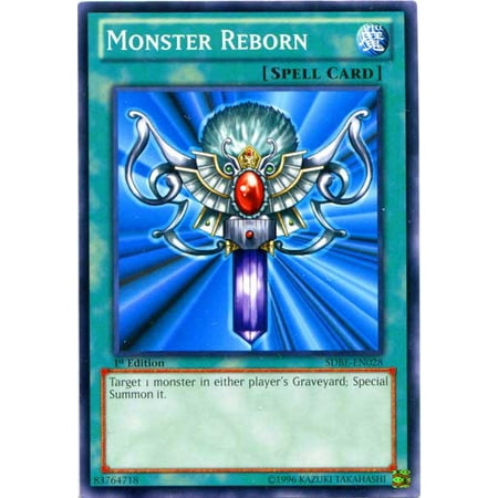 - YuGiOh Saga of Blue-Eyes White Dragon Structure Deck Monster Reborn SDBE-EN028