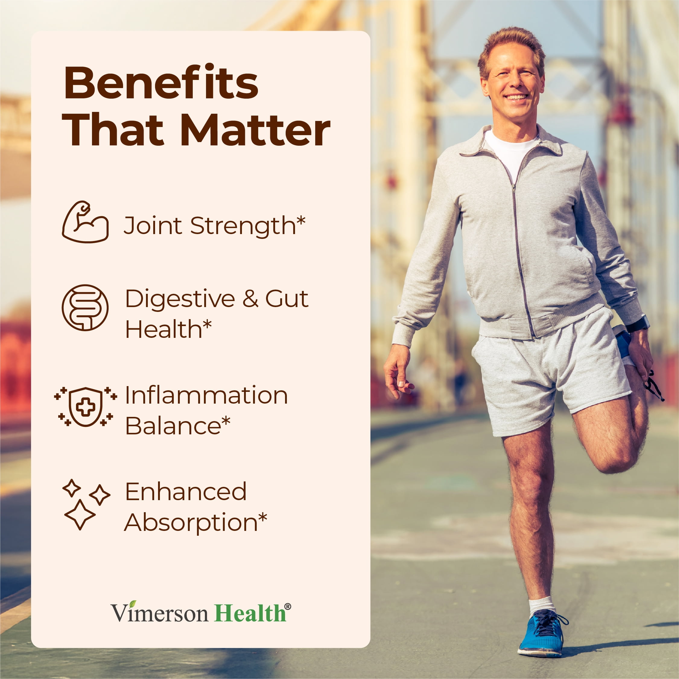Vimerson Health Turmeric Supplement with Ginger Root & Black Pepper for Enhanced Absorption – Daily Joint, Digestion & Immune Support – 60 Capsules
