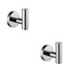 thumbnail image 4 of Ounissouiy Ganchos para abrigos, gancho para toallas de plata dorada montado en la pared, herramientas duraderas a prueba de herrumbre en cajas, Type2 NO2, 4 of 6