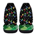 thumbnail image 5 of XYZCANDO Christmas Tree Pattern Design Auto Seat Cover for Woman Elastic Car Seat Covers Breathable Washable, for SUV Truck Van, 5 of 10