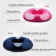 thumbnail image 4 of 1 pieza de almohada en forma de donut para hemorroides, cojín para coxis, asiento médico ortopédico para próstata, silla de espuma viscoelástica, C para hombre, 4 of 5