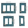 thumbnail image 2 of Yayeee Rocker Switch Wall Plate 2-Gang 4.7"x4.6" Home Decorative Outlet Cover, Star Map, 2 of 6