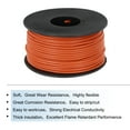 thumbnail image 3 of Uxcell 24 Gauge Silicone Wire 24AWG Electrical Wire Stranded Tinned Copper High Temp Hookup Spool 98.4ft Orange, 3 of 7