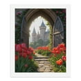 thumbnail image 5 of Paint By Numbers Kit for Adults Beginner - DIY Fantasy Castle Garden View Tulips Canvas Painting Kits for Adults, Frameless Paint By Number for Adults for Home Wall Decor 16x20 Inch, 5 of 7