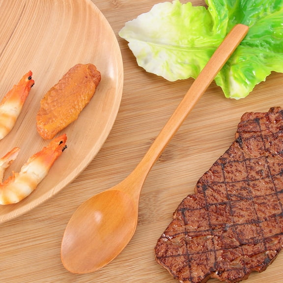 WEUVEB Spoon and Chopsticks Set Wooden Non-pollution Japanese Style Tableware for Hiking 1 Set