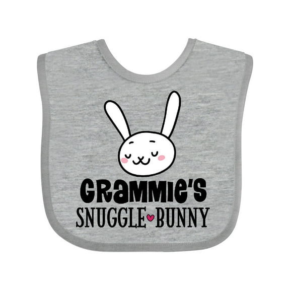 Inktastic Grammie Snuggle Bunny Easter Boys or Girls Baby Bib