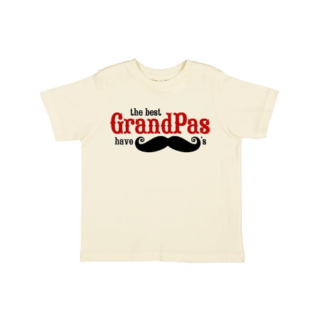 

Inktastic Best Grandpas Have Mustaches Gift Toddler Boy Girl T-Shirt