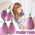 thumbnail image 2 of Jellycat Stuffed Animals, Jellycat Eggplant, Jellycat Plush Toys, Medium 15.7 Inch Jelly Cats Stuffed Toys Birthday Gift Best Gift for Friends Kids Adult Home Car Decoration, 2 of 4