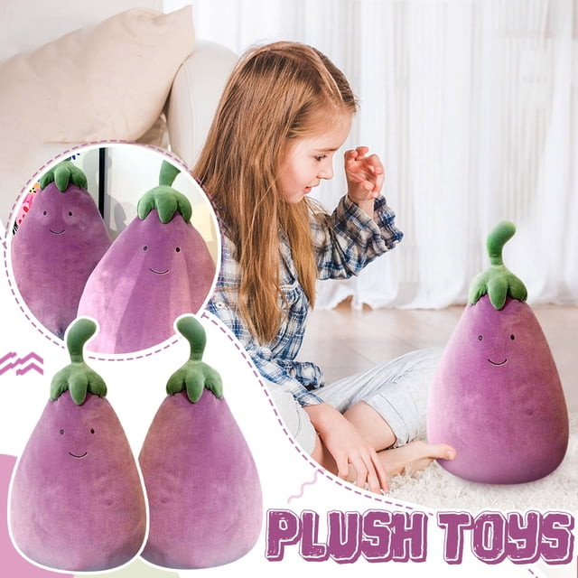 Jellycat,Jellycat Bashful Bunny Stuffed Animal,Jellycats Plushies, Jellycat Eggplant Plush Toy Endless Fun - 15.7 Inches,Bedtime Classic Children's Gift Birthday Wedding Gifts Doll Toy Home Decor
