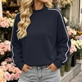 thumbnail image 2 of Enjoytime Sweatshirts for Women Mock Neck Long Sleeve Pullover Sweatshirts Fall Winter Fashion Casual Plus Size Clothes, 2 of 8