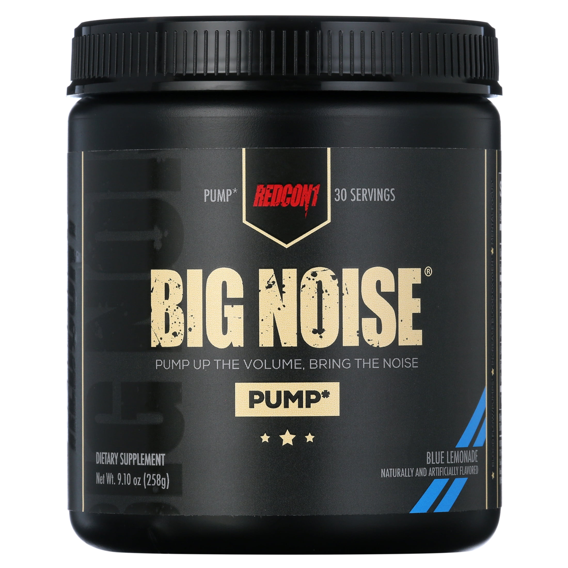 Redcon1, Big Noise, Pump Formula, Blue Lemonade, Powder, 30 Servings