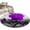 Purple, Grey, variant on Area Rug for Living Room, Purple Rose Non-Slip Indoor Large Carpet for Bedroom/Dining Room, Raindrops Floral Butterfly Abstract Grey Art Washable Low-Profile Rectangle Floor Runner Rugs - 4 x 6 Ft
