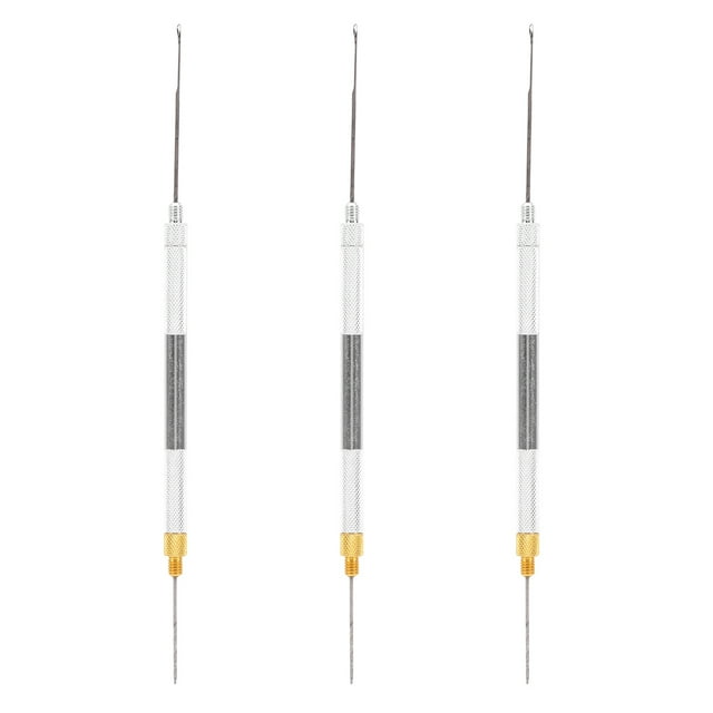 Bait Needle Fish Drill Tackle Tool, Aluminum Alloy Fine Pattern Engraving Fishing Bait Needle Set For Fish Drill Kit For Fishing