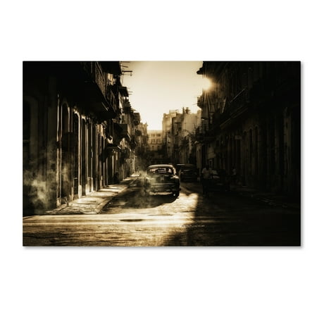 Trademark Fine Art 'Mystic Morning In Havana' Canvas Art by Baris Akpinar