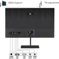 thumbnail image 4 of (Open Box) MTG 24 inch 1080p LED Desktop Laptop Monitor - Full HD, 75Hz, VESA Mountable, VGA, and Ultra-Light Sleek Thin Design, for Home and Office, 4 of 6