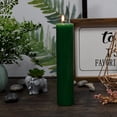 thumbnail image 3 of Jeco 2 x 9 Inch Hunter Green Pillar Candle, 3 of 5