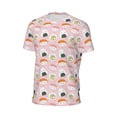 thumbnail image 6 of Wukai Cute Sushi (2) Print Men's Short-Sleeved Mesh T-Shirt,Quick-Dry Short Sleeve Workout T-Shirt-X-Small, 6 of 8