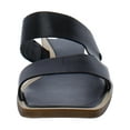thumbnail image 3 of Franco Sarto Women's Emily Flat Sandal Black Leather 8M, 3 of 3
