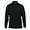 Black, variant on Monterey Club Men's Dry Swing Heather Long Sleeve Golf Polo Shirt #1299
