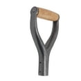 thumbnail image 4 of Shovel Handle Y Shaped 12.22in Inside Diameter Replacement Spade Handle with Wooden Grip for Garden Digging Raking Tool Silver, 4 of 6