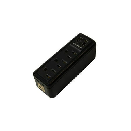 CyberPower TRVL918 3-Outlet Travel Surge Protector