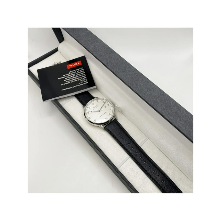 New Timex Waterbury 40mm Steel White Dial Men Automatic