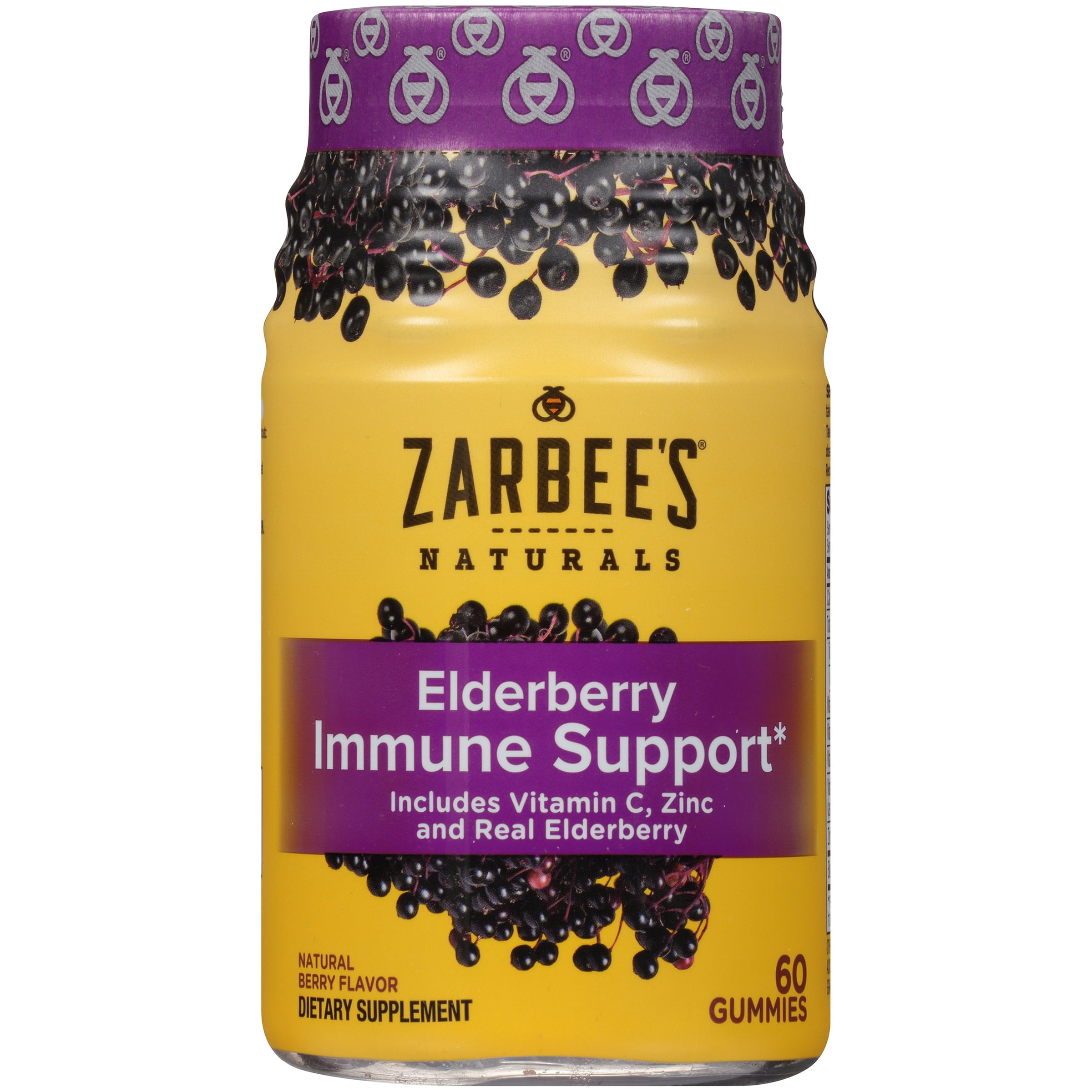 Zarbee's Naturals Elderberry Immune Support* Gummies with Vitamin C