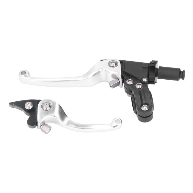 Palancas de freno, manillar de embrague, buena oxidación, resistente a colisiones, plegable, sin estomas de tracoma para reacondicionamiento de motocicletas, reemplazo para Suzuki Unbranded 1615210108114