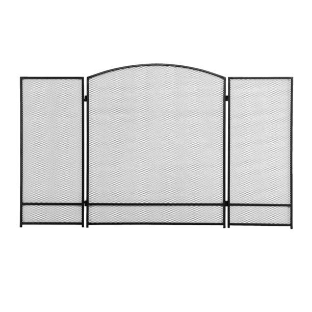 Machinehome Best Choice Fire Screen Folding Fireplace Safety Guard Metal Mesh Panels Fireside