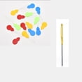 thumbnail image 1 of 21 Piece Sewing Set - 16 Gourd Shaped Needle Threaders + 5 Gold Tail Pins, 1 of 1