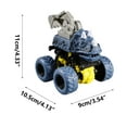 thumbnail image 2 of Jyeity Toys For Boys 8 To 11 Years Four-Wheel-Drive Inertial Sport Utility Vehicle Children's Dinosaur Toy Car for Kids boys girls Age 3 4 5 6 8-12 Birthday Christmas Gifts Blue, 2 of 4