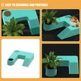 thumbnail image 3 of OUNONA Turtle Tank Turtle Basking Platform ABS Sky Blue Sunbathing 1Pack, 3 of 8