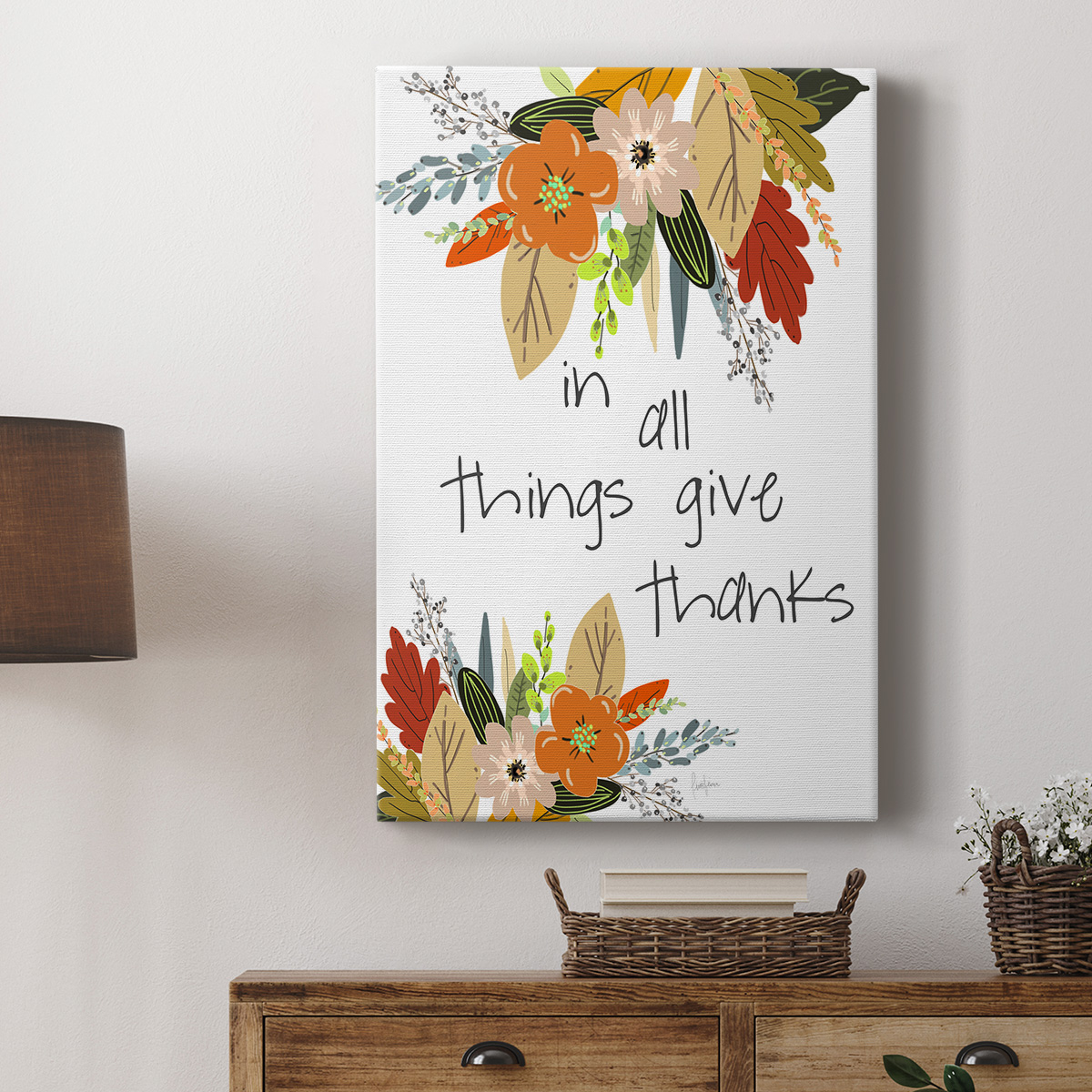 Illustrated Impressions I Premium Gallery Wrapped Canvas - Ready to Hang