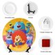thumbnail image 3 of Ciudad del gran árbol Plato decorativo de porcelana fina (bone china), plato decorativo de cerámica para hogar, oficina, soporte de pared, platos decorativos para dormitorio - 6 pulgadas (15 cm), 3 of 6