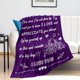 thumbnail image 2 of LHSHID Bible Verse Blanket Flannel Soft and Comfortable Anti static Bed Sofa Blanket 60x80in, 2 of 6