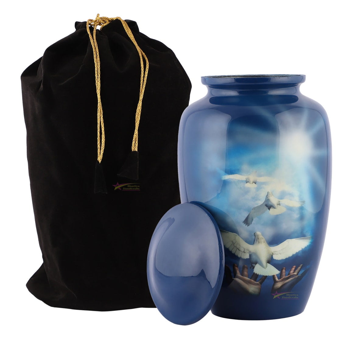 Urns for Human Ashes Adult Size Handcrafted Cremation Funeral Burial