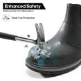 thumbnail image 2 of NORTIV 8 Slip On Work Boots for Men Steel Toe Waterproof Safety Construction Boots for Men, 2 of 6