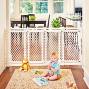 Toddleroo by North States 22"-62" Extra-Wide Baby Safety Gate, Ivory