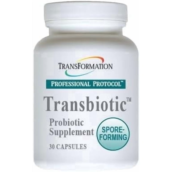 Transformation Transbiotic Probiotic Capsules, High Potency Prebiotic & Probiotic Blend, Non-GMO, Vegetarian Daily Supplement, 30 Count